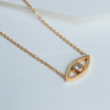 Evil Eye Necklaces for Women Christmas Gift New Year Gift for Her Minimalist Jewelry, Protection Necklace Birthday Gift -Bubblenatures